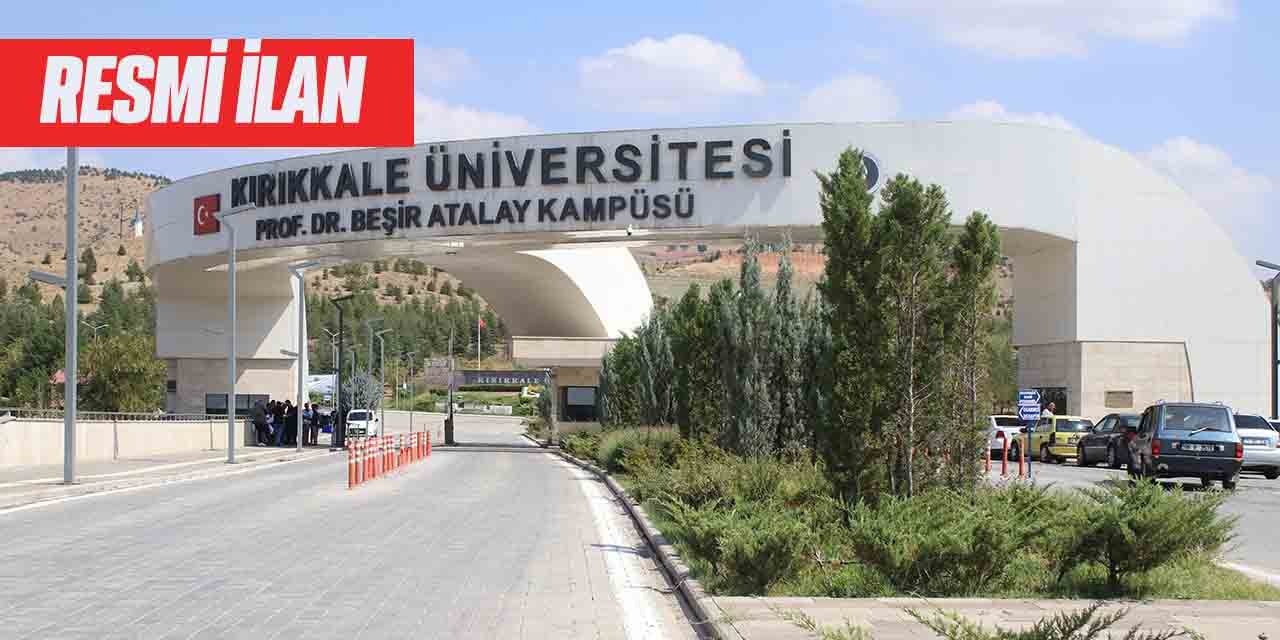 Kırıkkale Üniversitesi Resmi İlan