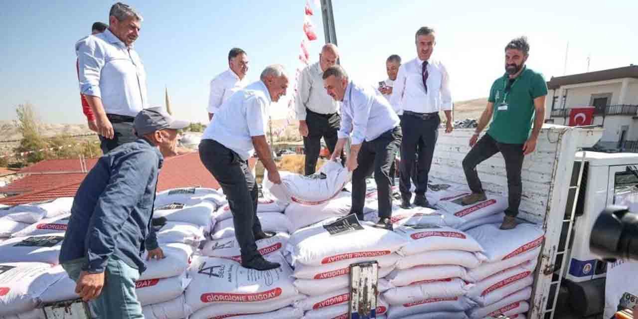 Sincan Belediyesi’nden buğday tohumu desteği