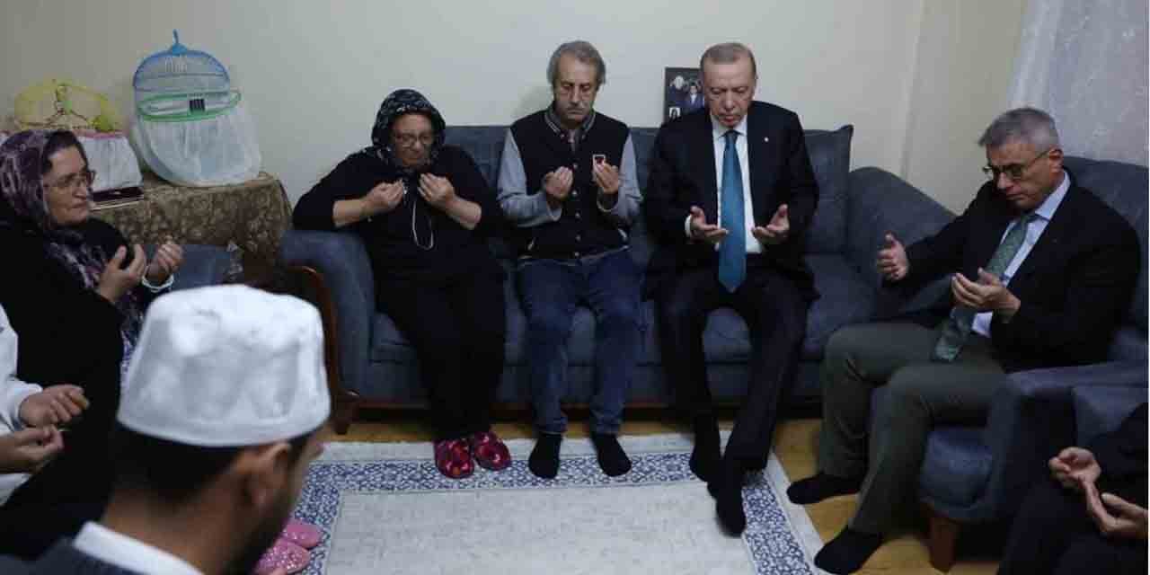 Erdoğan’dan AK Parti’li Önderoğlu’nun ailesine taziye ziyareti