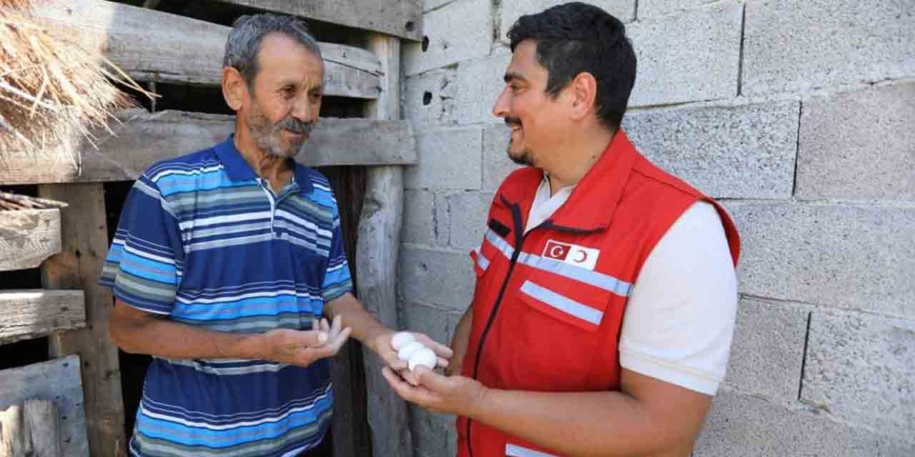 Türk Kızılay’dan depremden etkilenen 2 bin 797 çiftçiye 70,8 milyon destek