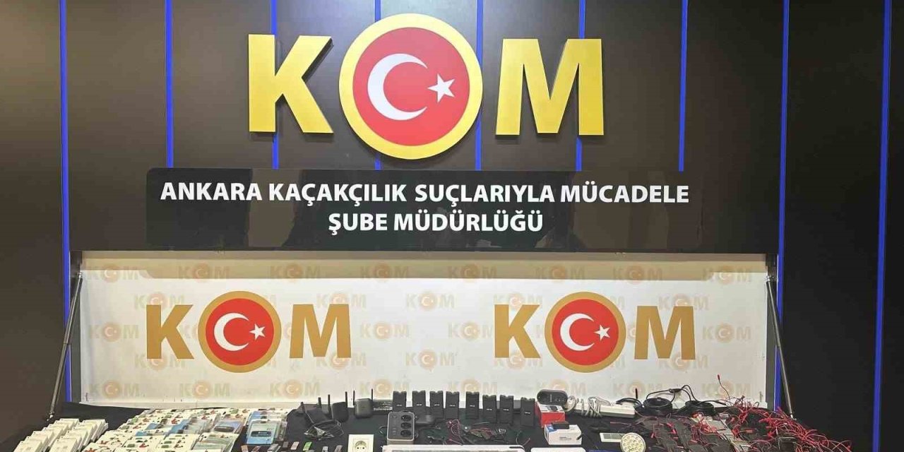 Ankara’da kaçakçılık operasyonu: 1 gözaltı