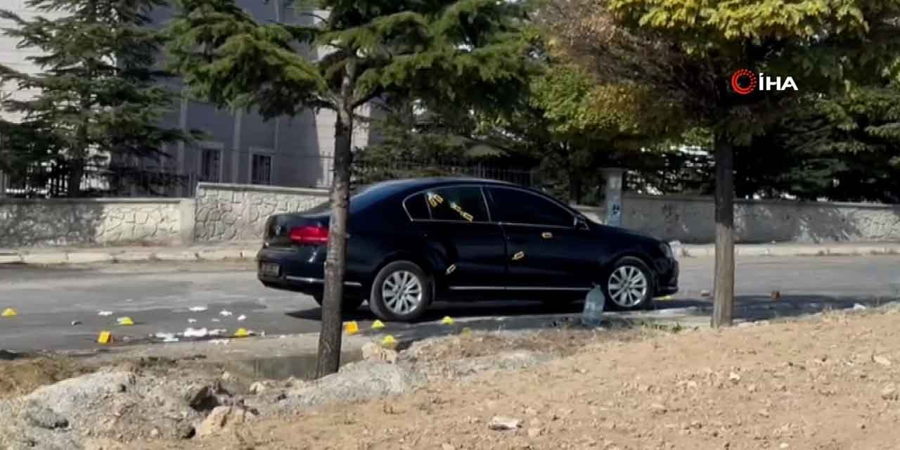 Saldırıda ölen başkanın makam aracı olay yerinden kaldırıldı