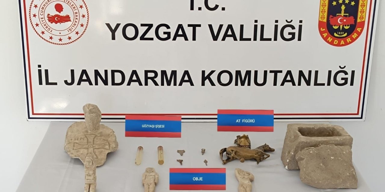 Yozgat’ta tarihi eser kaçakçılığı: 5 gözaltı