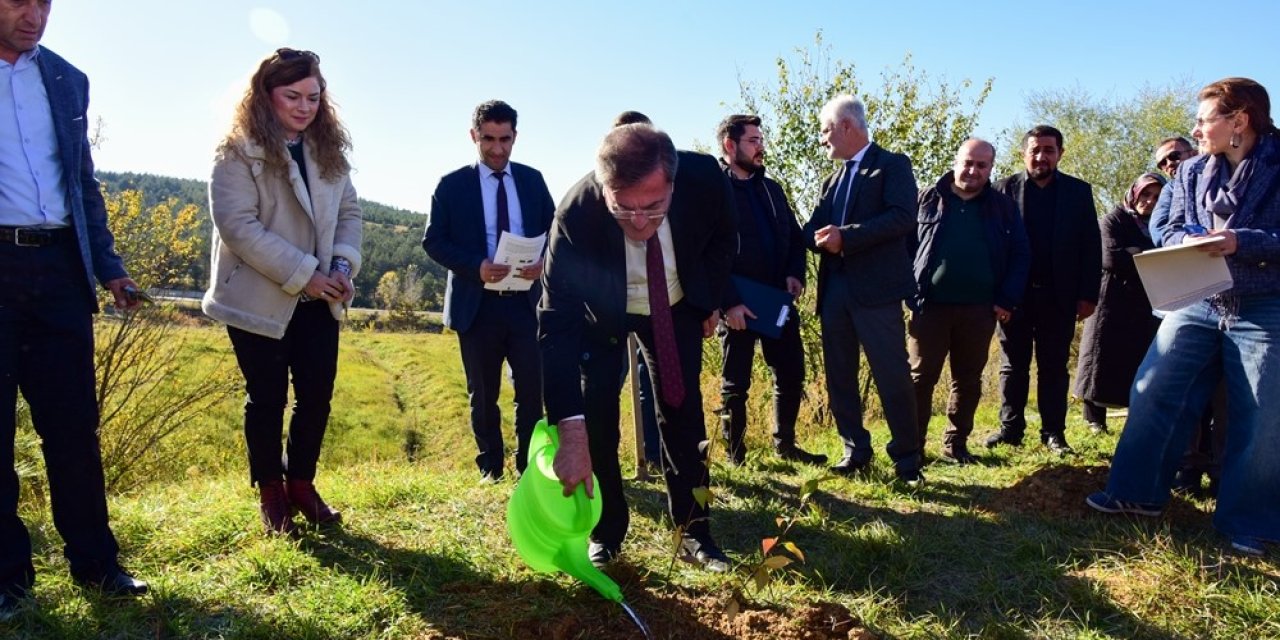 Kastamonu Üniversitesi’nde 100 fidan dikildi