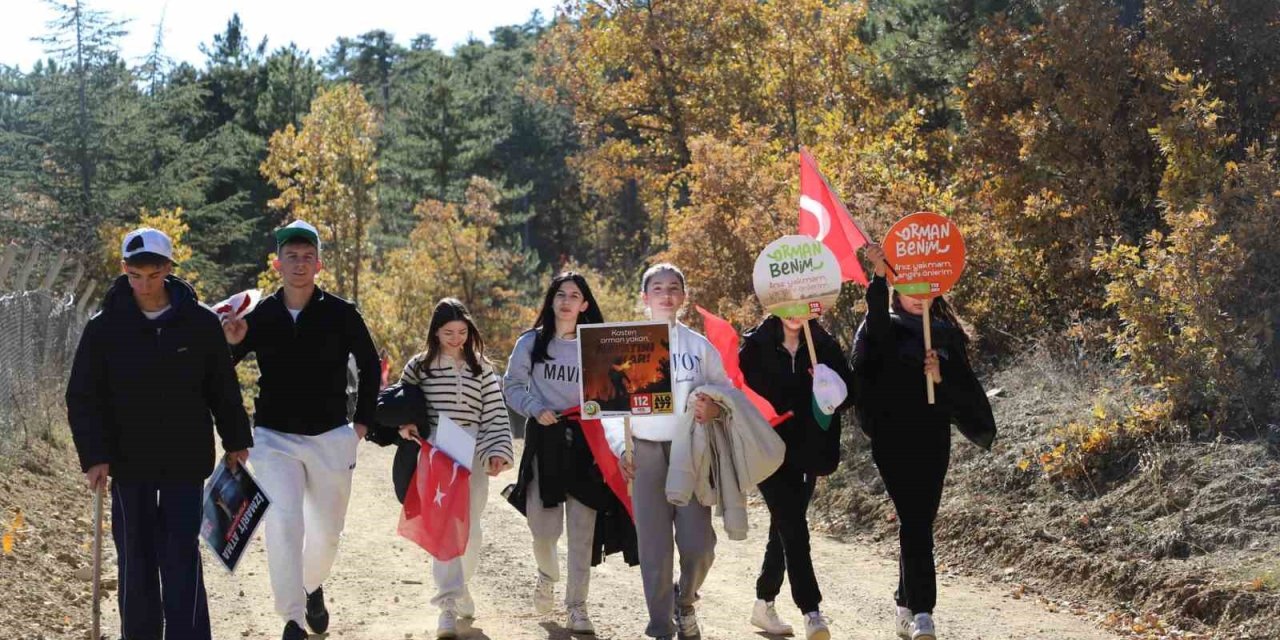 Doğaseverler insanlığa nefes olabilmek için yürüdü