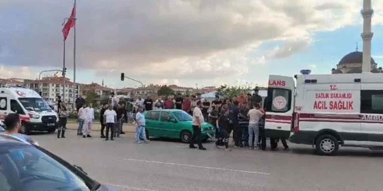 Yenikent’te trafik kazası: 2 yaralı