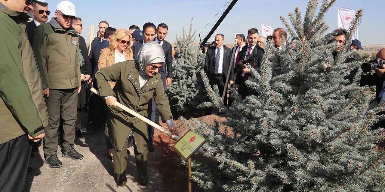 Emine Erdoğan: “Çocuklarımıza yemyeşil yarınlar bırakmayı diliyorum”