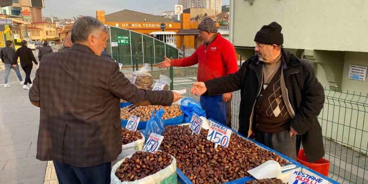 Kış aylarının vazgeçilmez kestane bu yıl yüz güldürdü