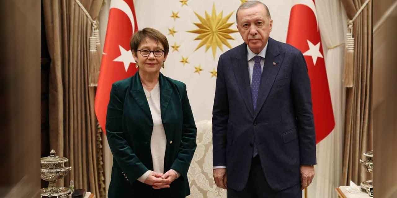 Erdoğan, EBRD Başkanı Basso’yu kabul etti