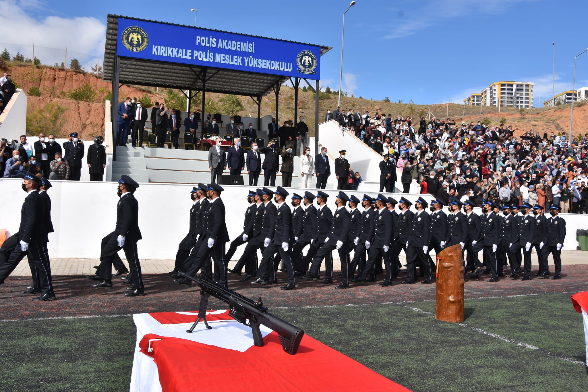 Kırıkkale Polis MYO’da mezuniyet sevinci