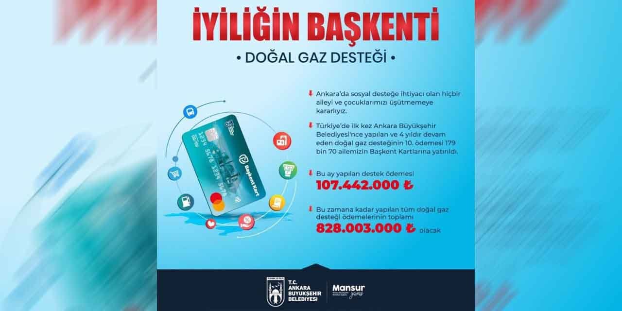 Yavaş: “Bu ay 107 milyon 442 bin TL destek sağlandı”