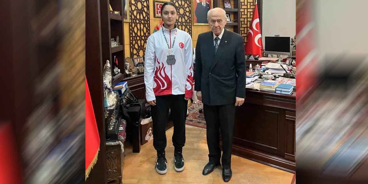 Devlet Bahçeli’den, Yozgatlı sporcuya tebrik