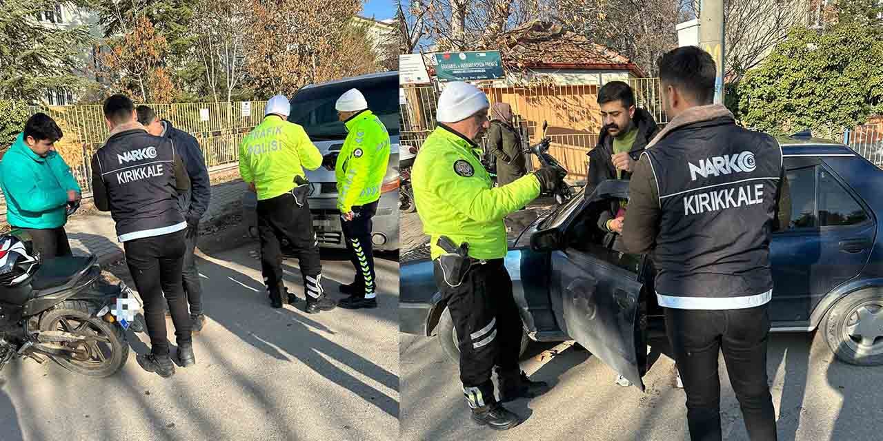 Narkotik alan denetiminde 8 araca cezai işlem