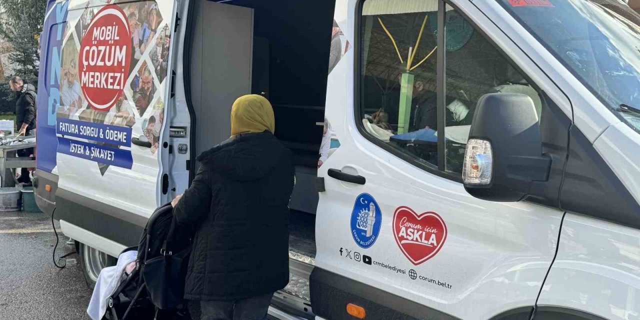 Çorum Belediyesi 1 yılda 157 bin çağrıya cevap verdi