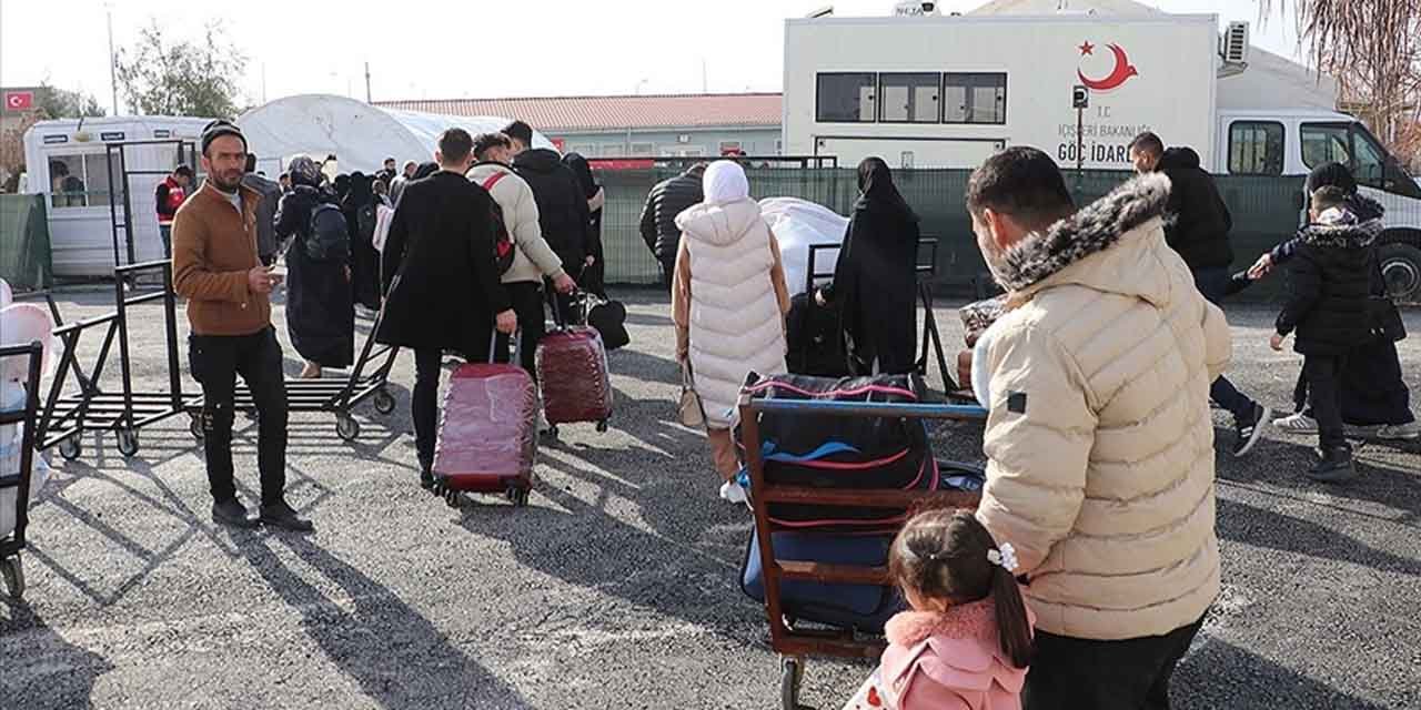 Göç İdaresi Başkanlığı’ndan Suriyelilerin geri dönüş işlemlerine ilişkin paylaşım