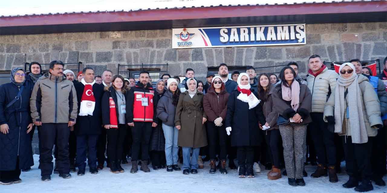 Sarıkamış Treni 235 yolcusuyla seyahat yaptı