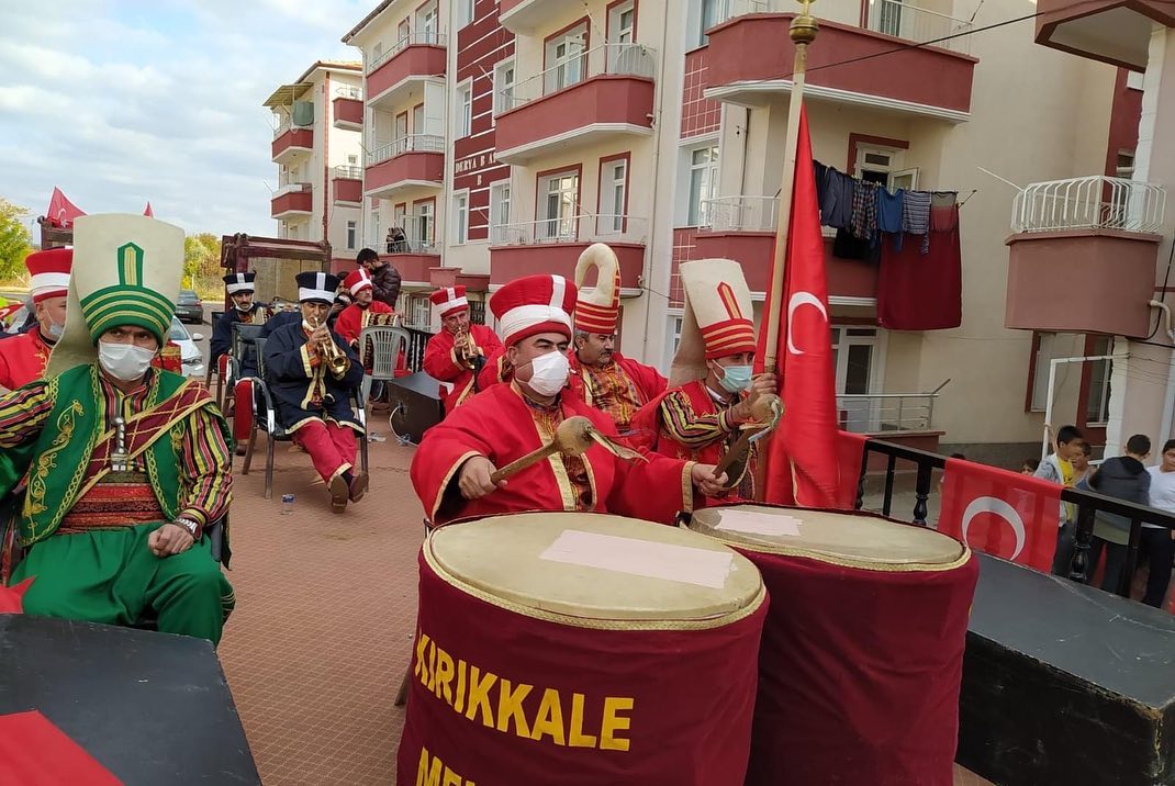 Kırıkkale'de Mehterli 29 Ekim Cumhuriyet Bayramı coşkusu