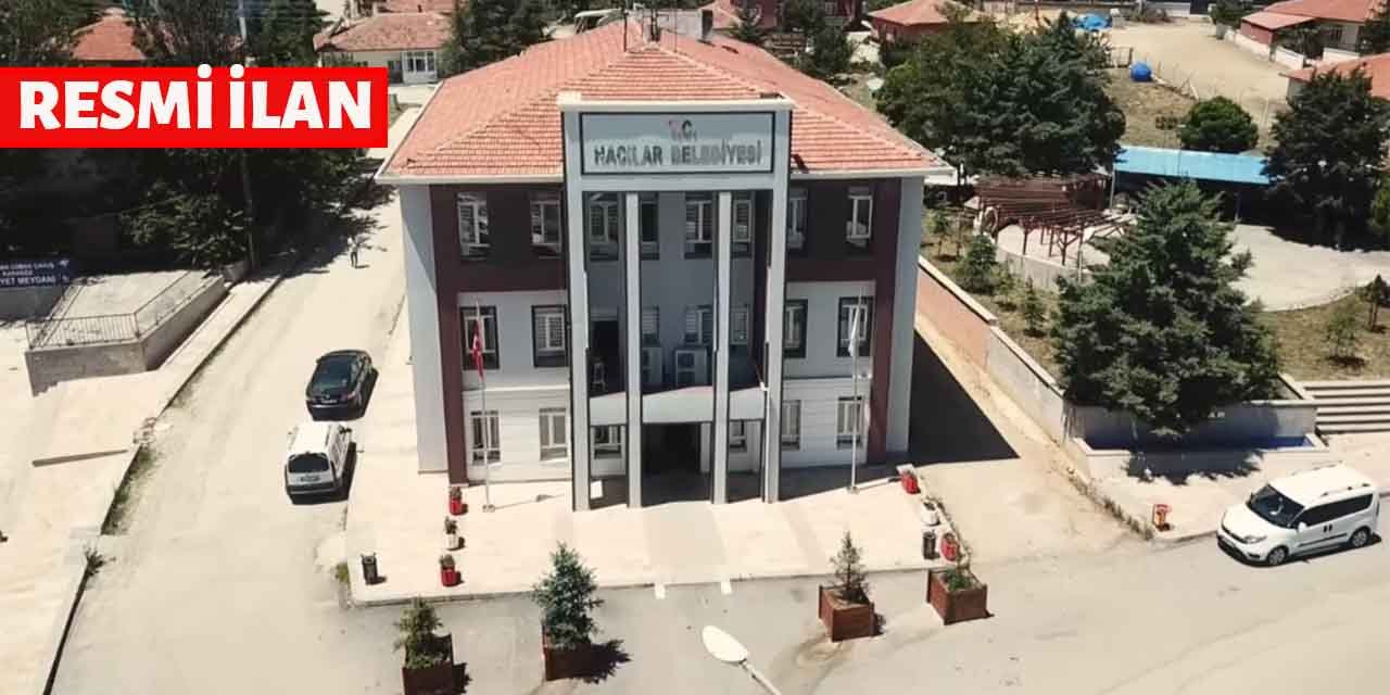 Hacılar Belediye Başkanlığı Resmi İlan