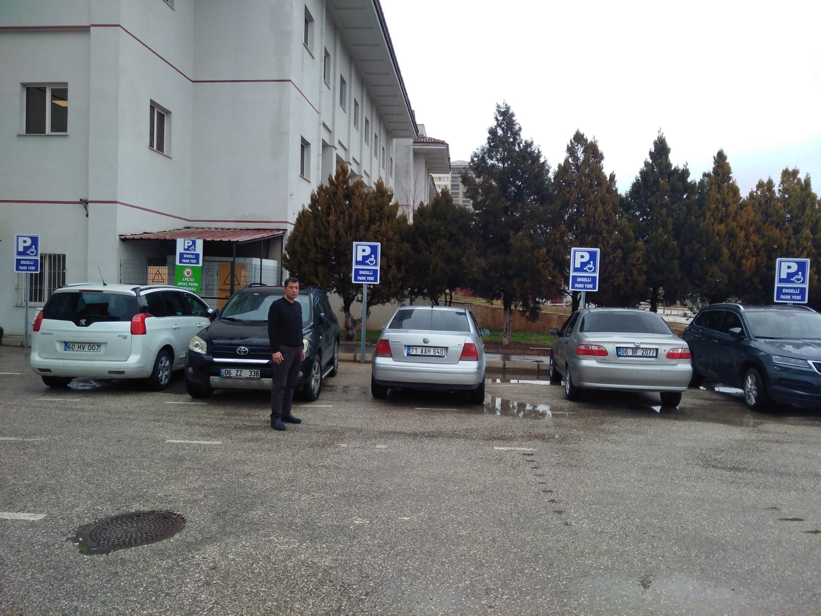 YİH’te engelli personeller için otopark 