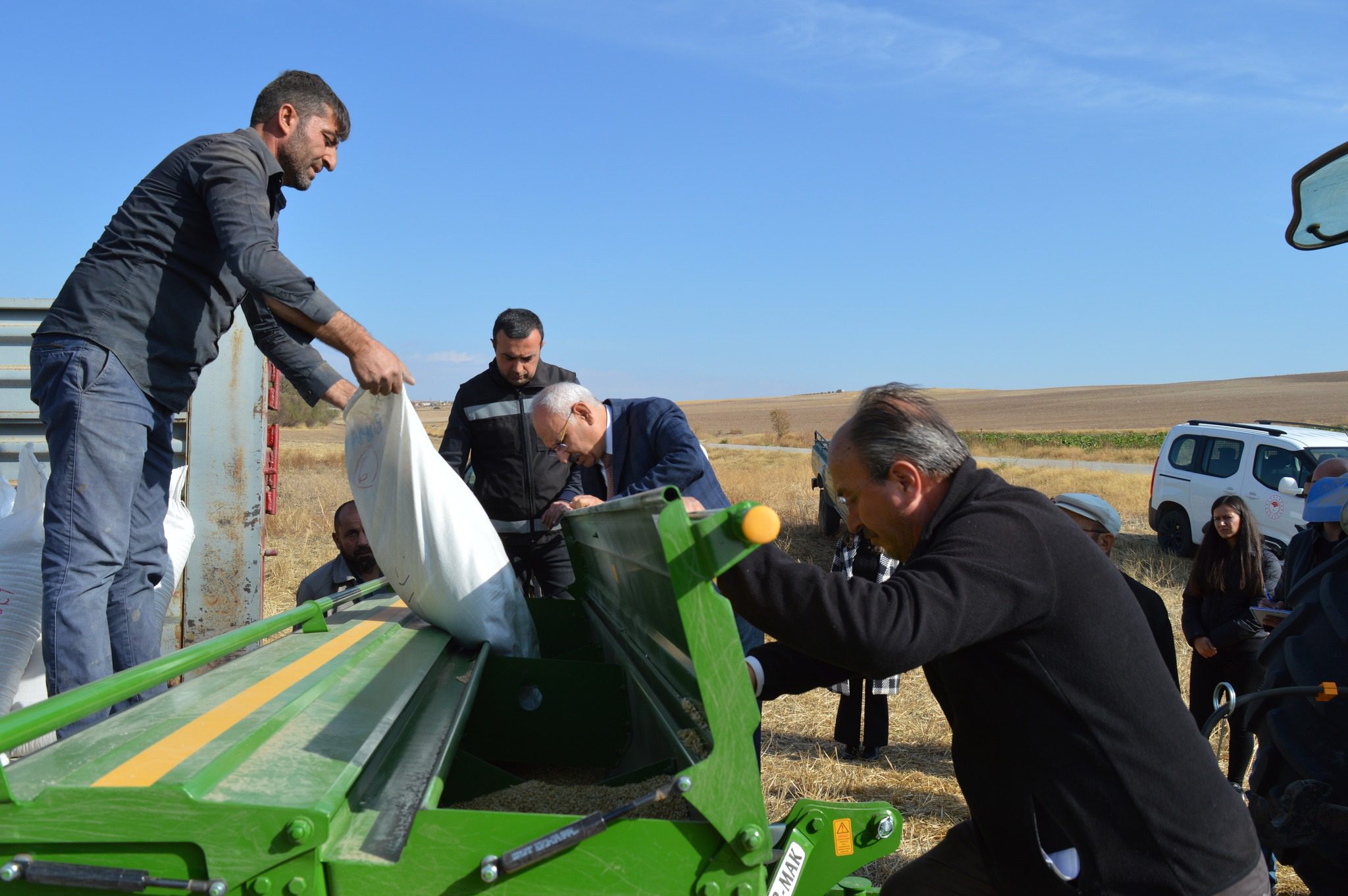 Kırıkkale’de yerli ve milli hububat çeşitlerinin ekimi yapıldı