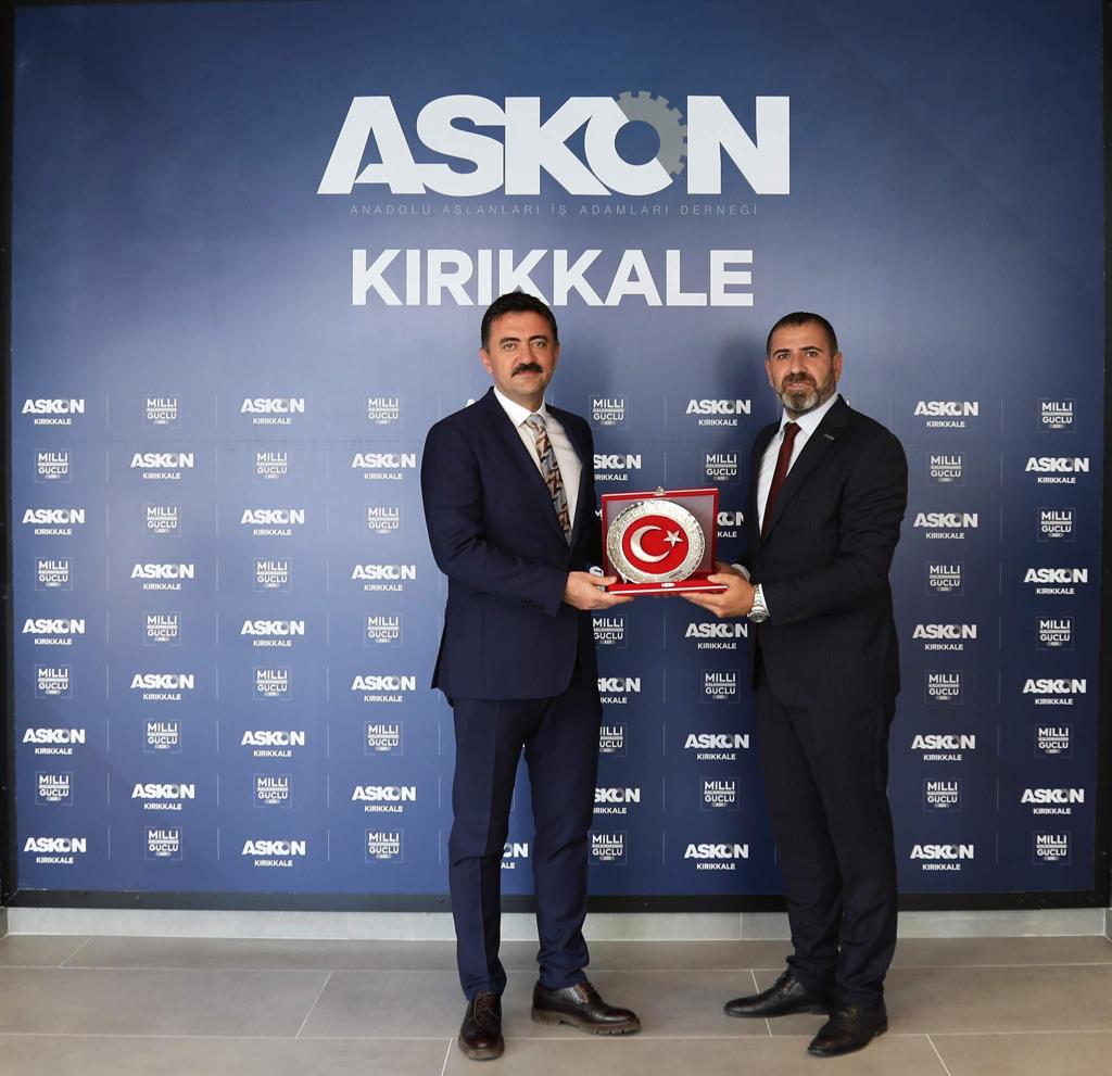 KIRIKKALE VALİSİ TEKBIYIKOĞLU’NDAN ASKON’A ZİYARET