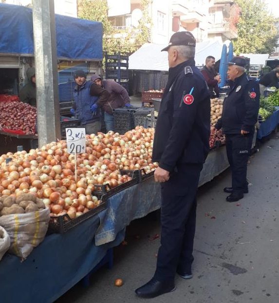 Zabıtadan Pazarlarda denetim