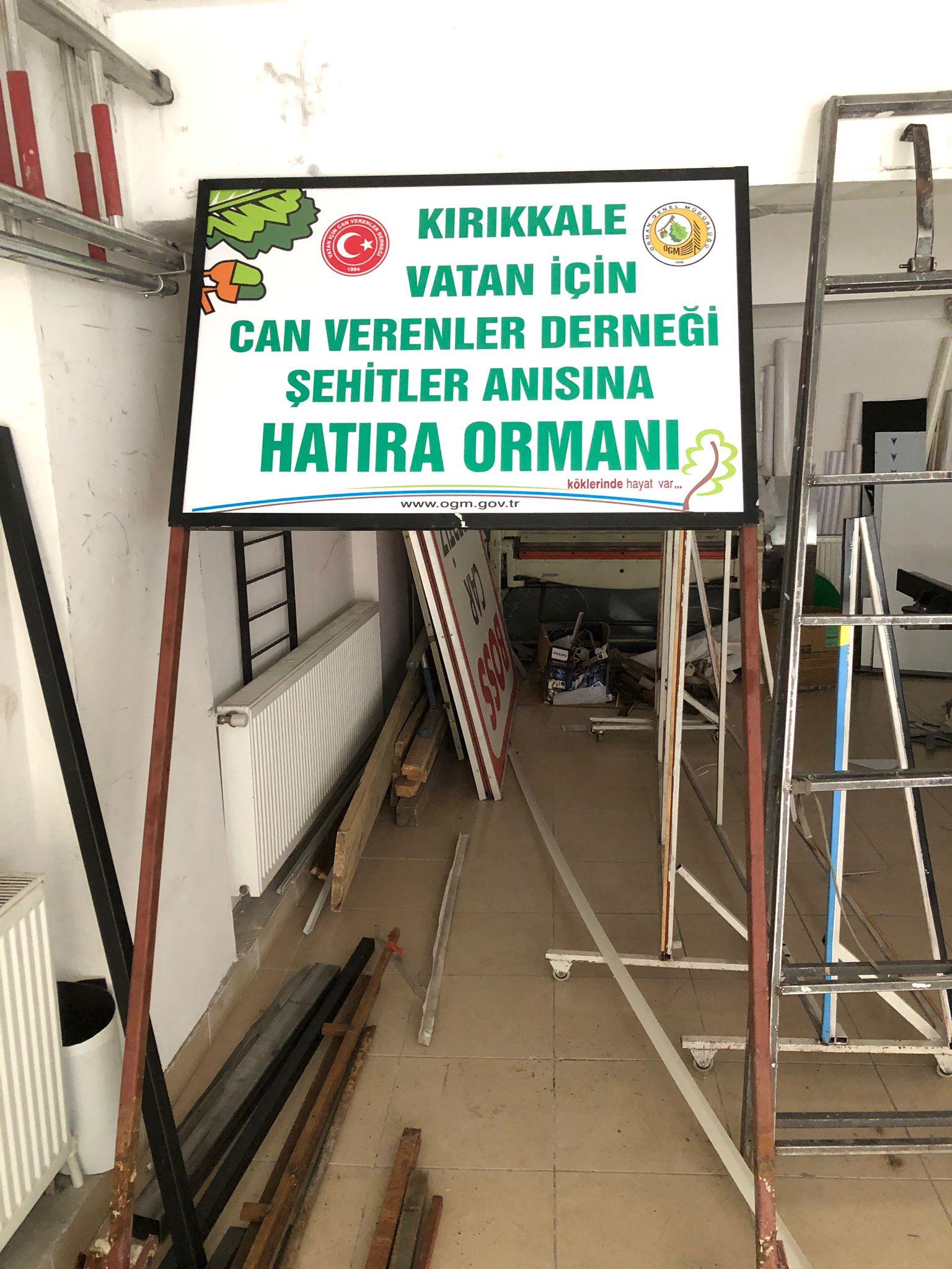 Şehitler anısına hatıra ormanı oluşturuluyor