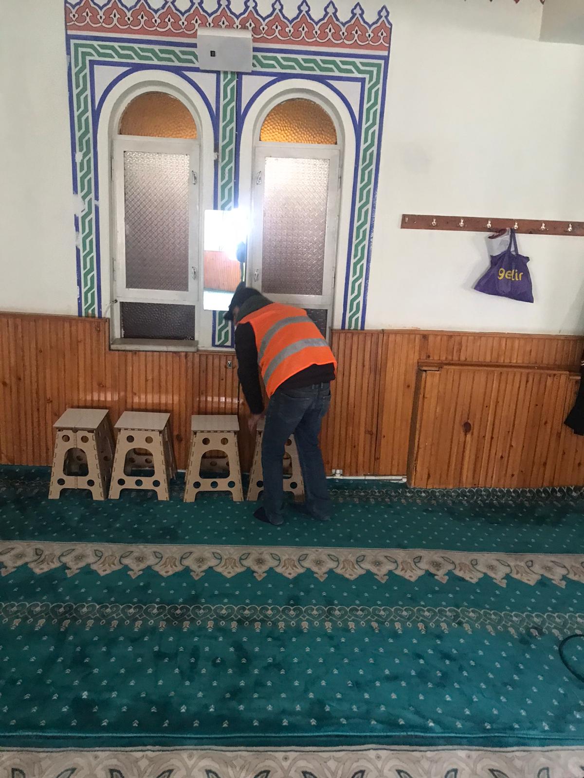 Yahşihan’da Ramazan öncesi cami temizliği