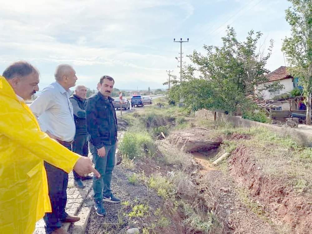 Çerikli’de Kuvvetli Yağış Etkili Oldu