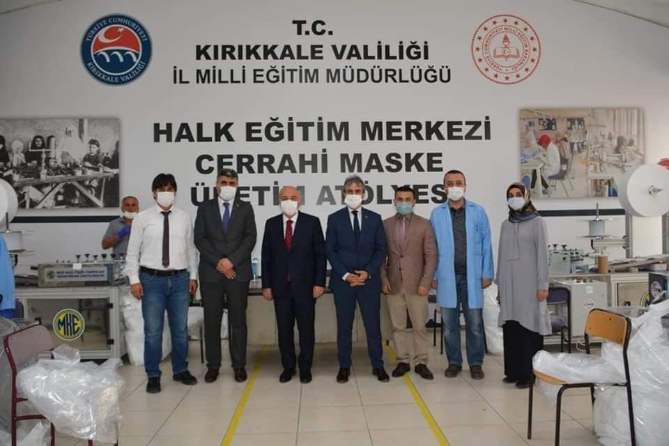 Maske Atölyesini Ziyaret Ettiler