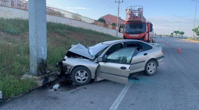 PTS Direğine Çarpan Otomobildeki Kişi Öldü