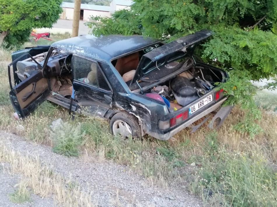 Kırıkkale'de trafik kazası: 3 yaralı