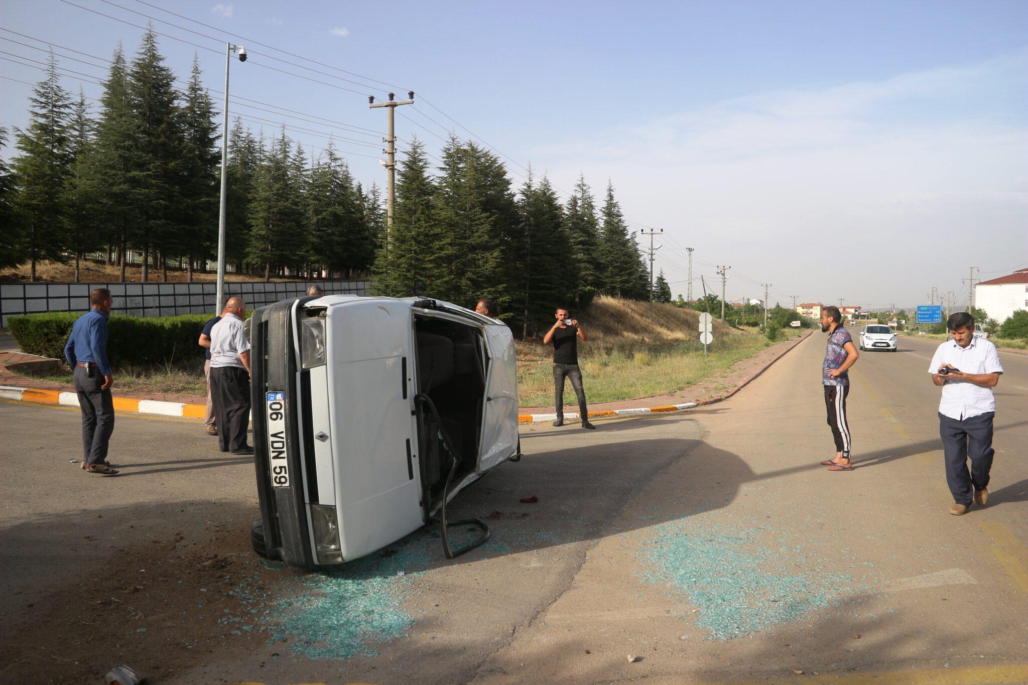 Çocuğa Çarpmamak İçin Takla Attı