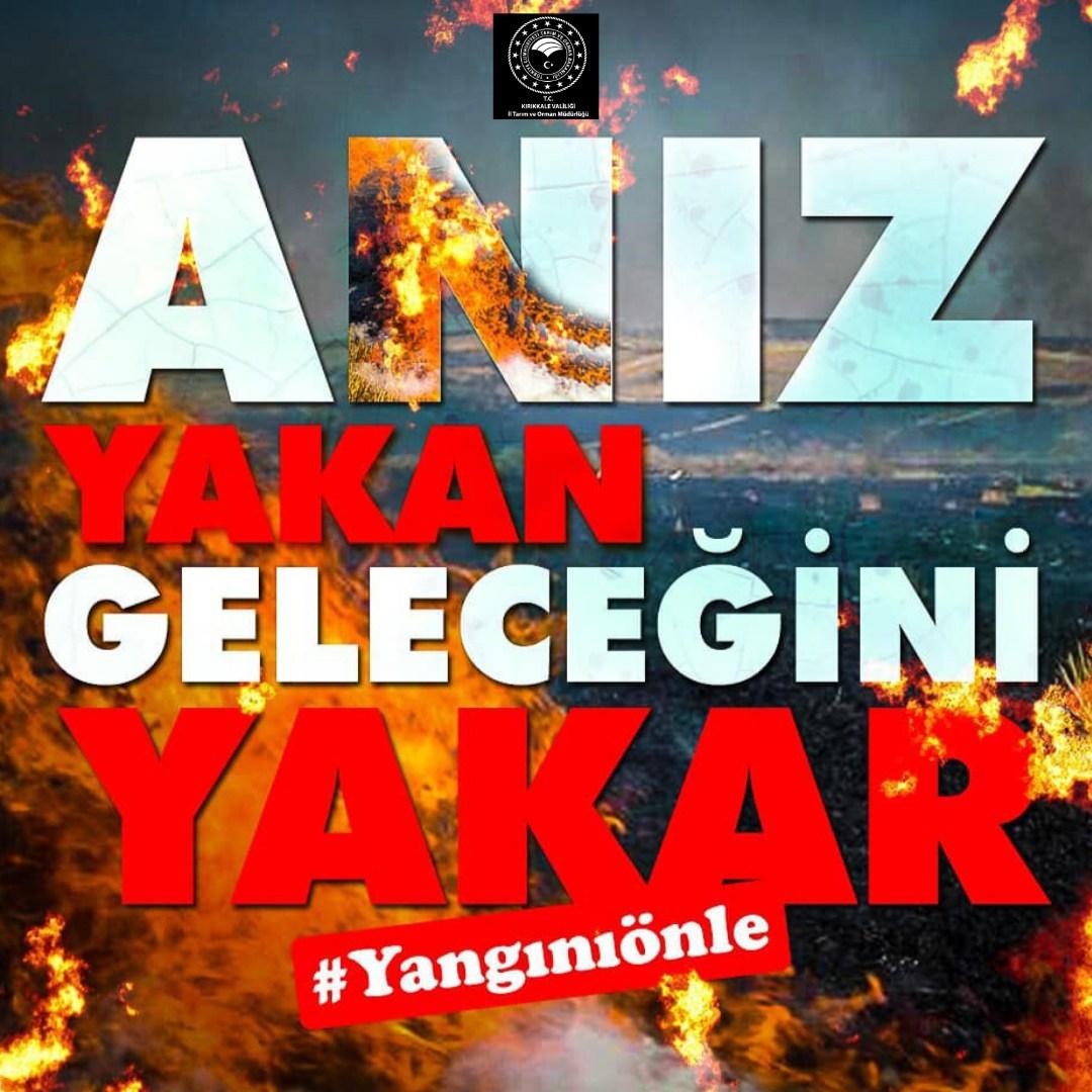 Anız yakan geleceğini yakar