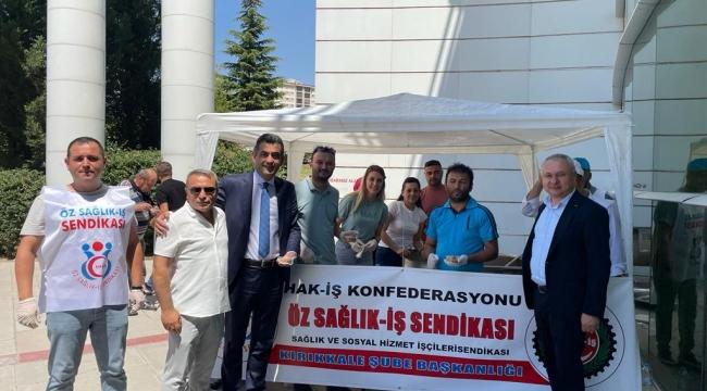 Öz Sağlık İş Sendikasından Aşure Etkinliği