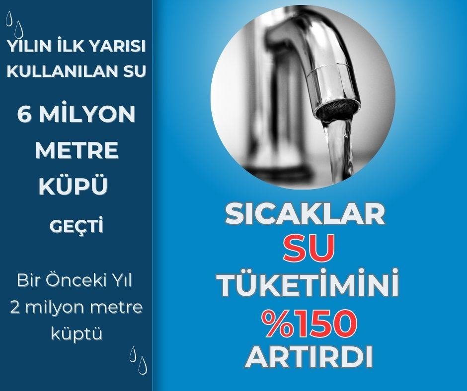 Kırıkkale’de Su Tüketimi Yüzde Yüz Elli Arttı