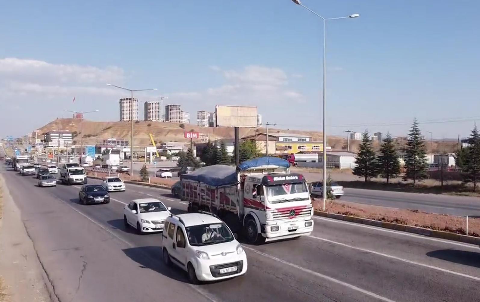 Dron destekli trafik denetimi yapıldı