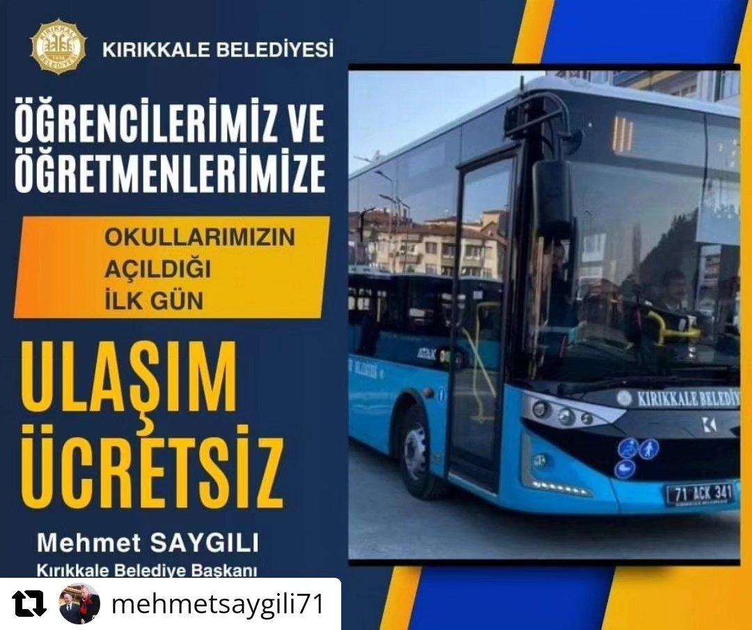 Öğretmen ve öğrencilere ulaşım ücretsiz