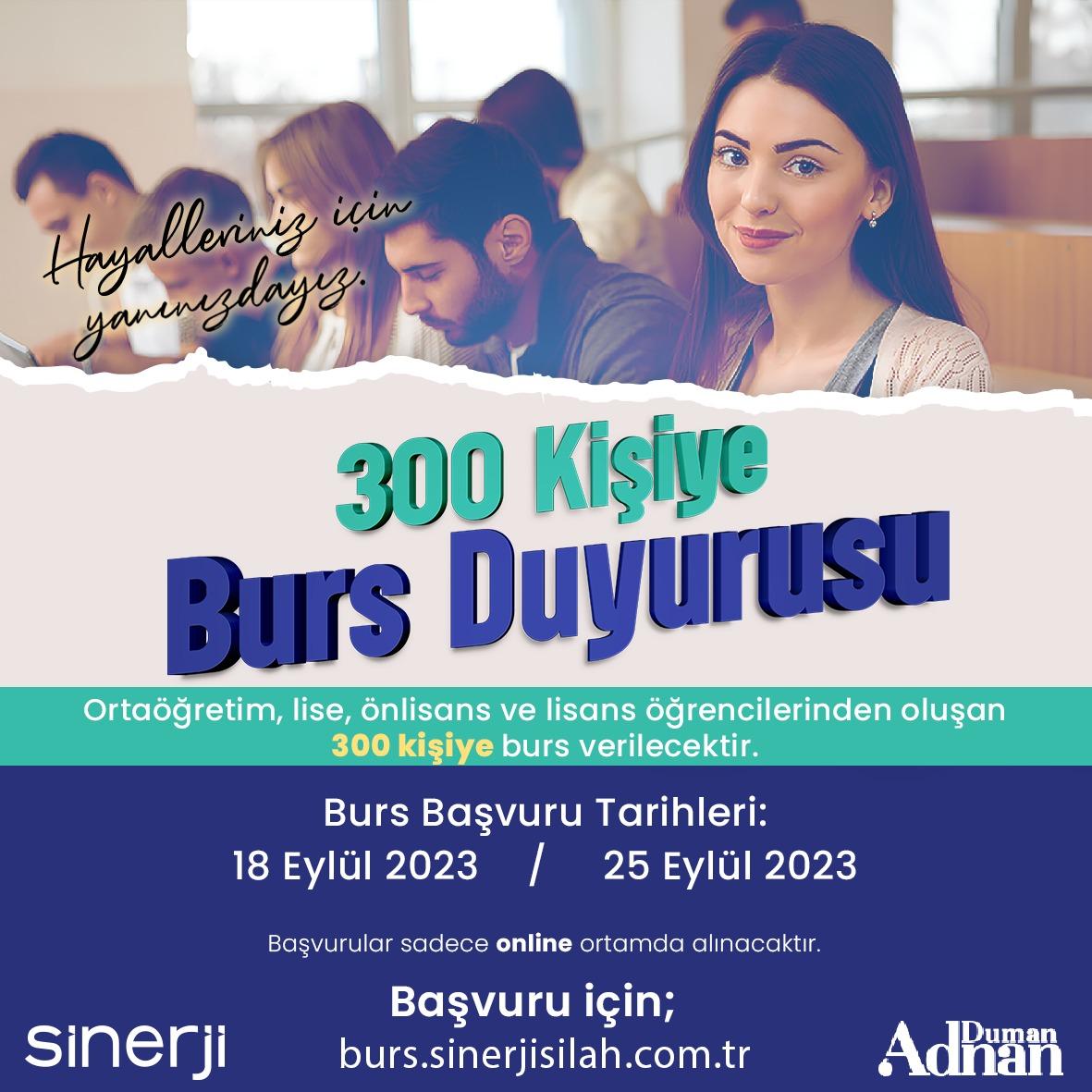 Sinerji’den 300 Öğrenciye Burs