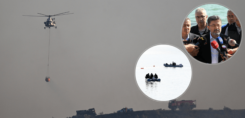 Bakan Yumaklı İzmir'de Kaza Kırıma Uğrayan Helikopterle İlgili Açıklamalarda Bulundu