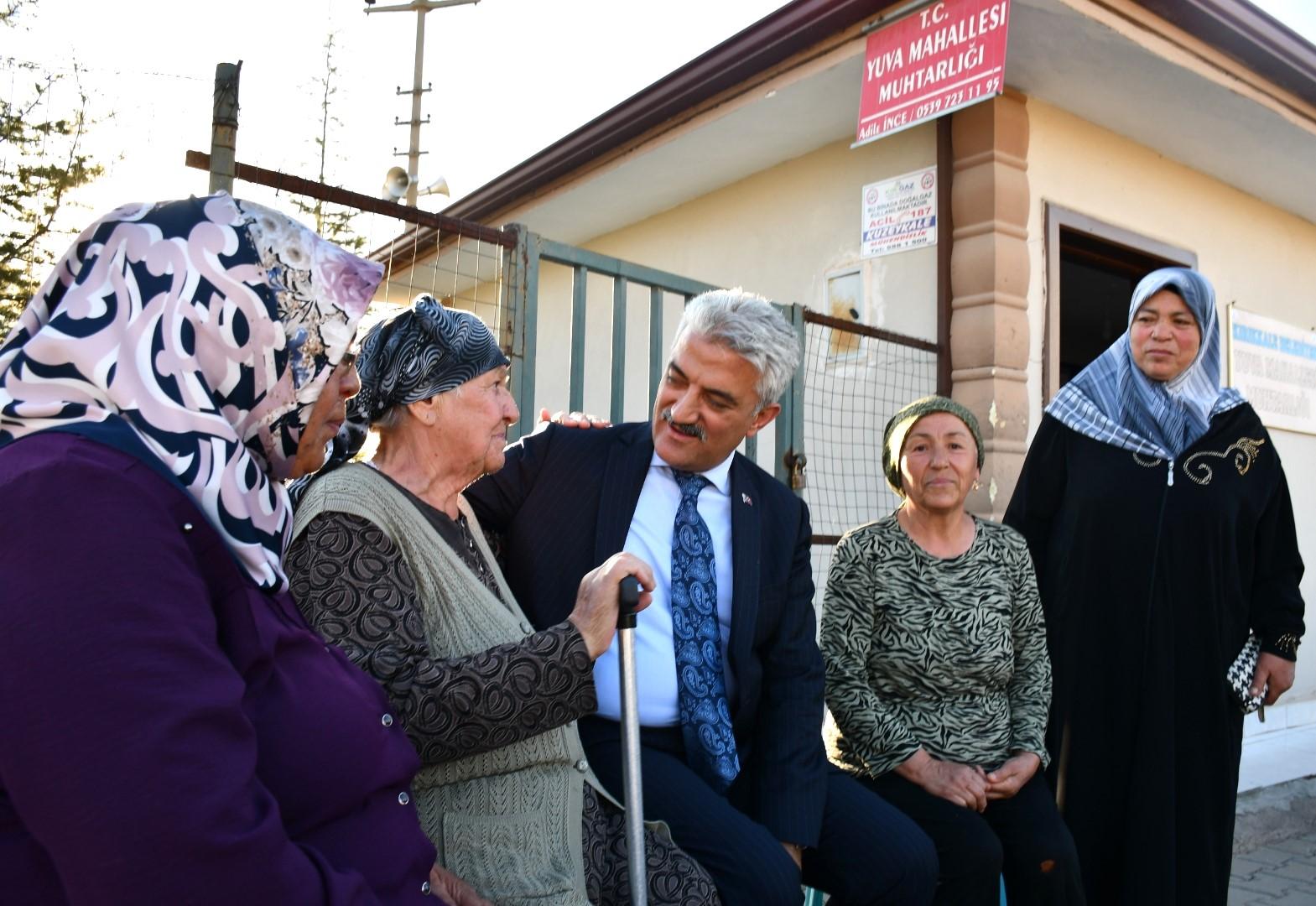 Vali Makas’tan Muhtar İnce’ye Ziyaret