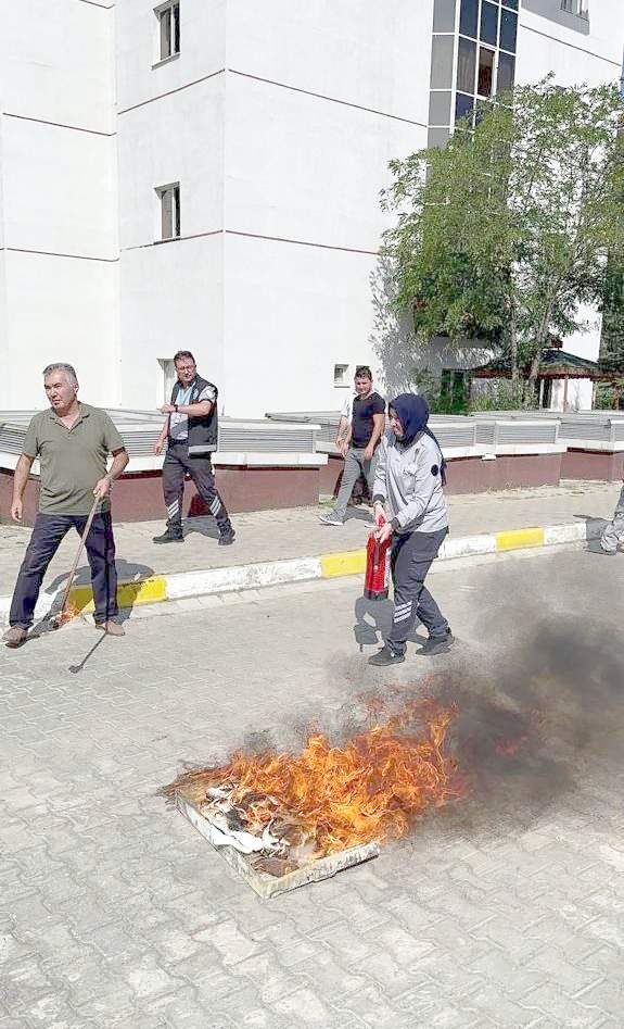 YİH'te acil durum tatbikatı