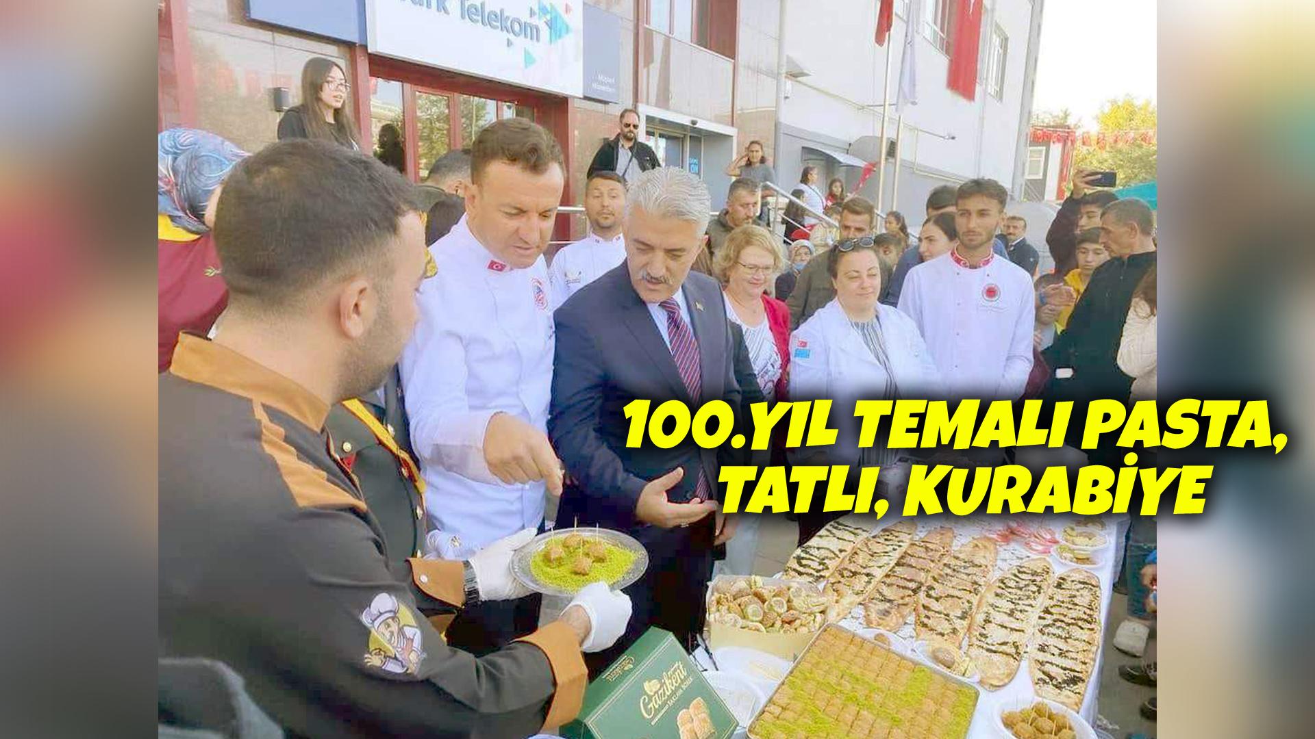 100.YIL TEMALI PASTA, TATLI, KURABİYE