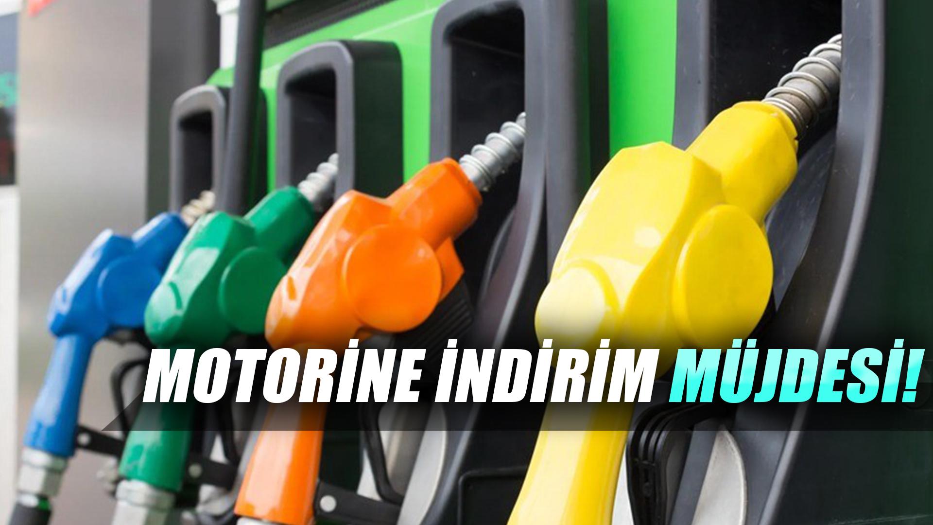 MOTORİNE İNDİRİM MÜJDESİ!