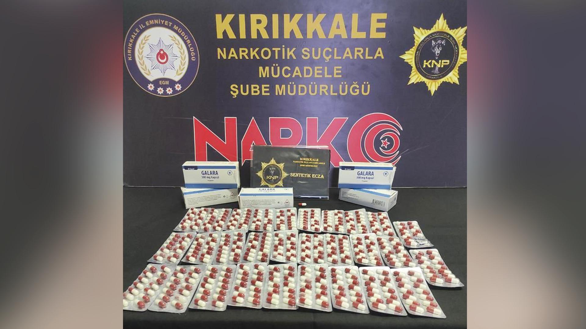 Kırıkkale'de ki uyuşturucu operasyonunda 2 şüpheli tutuklandı