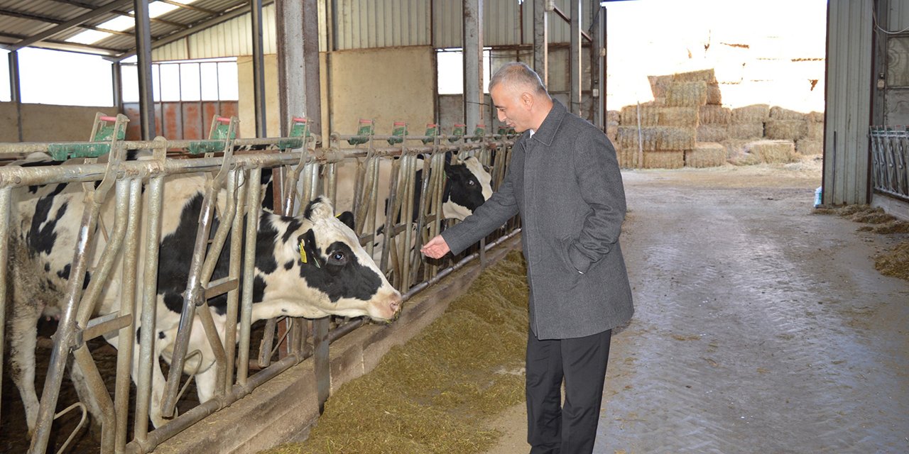 Kırıkkale’de yüzde 50 hibe ile süt işletmesi kurdu