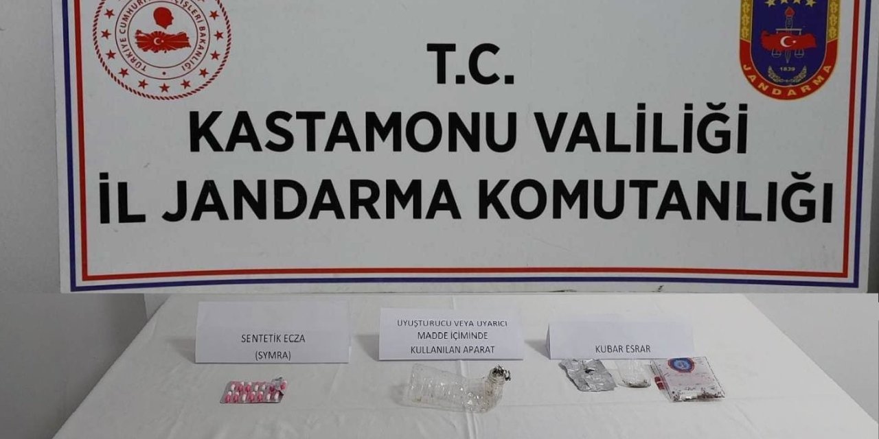 Kastamonu’da uyuşturucu ile yakalanan 3 kişi gözaltına alındı