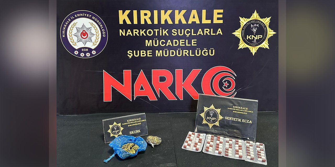 Kırıkkale'de uyuşturucu zanlıları yakalandı!