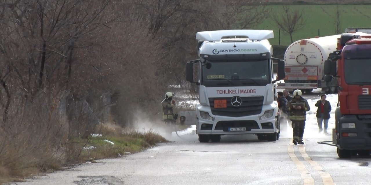 Tankerdeki gaz sızıntısı paniğe neden oldu