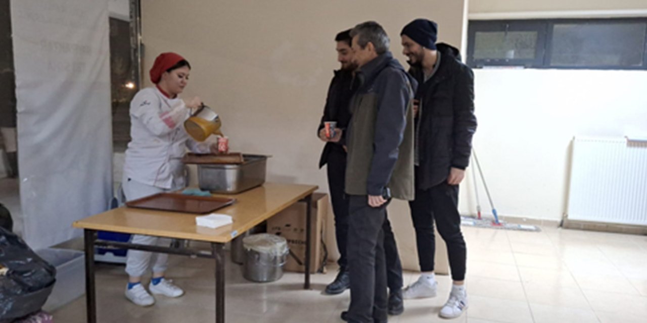 Kırıkkale Üniversitesi’nde sıcak çorba ikramı